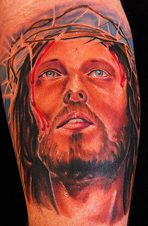 Chris Burnett - JESUS CHRIST Color Portrait Chris Burnett Art Junkies